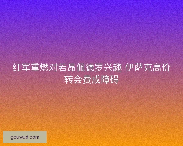 红军重燃对若昂佩德罗兴趣 伊萨克高价转会费成障碍 红军重燃对若昂佩德罗兴趣 伊萨克高价转会费成障碍